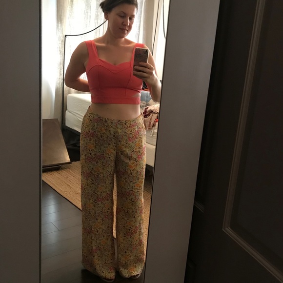high waisted, high rise, wide leg pants - Picture 2 of 5